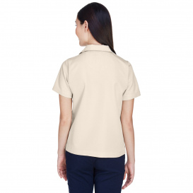 UltraClub 8981 Ladies Cabana Breeze Camp Shirt - Stone