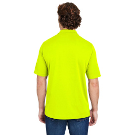 Core 365 CE104 Market Snag Protect Mesh Polo - Safety Yellow