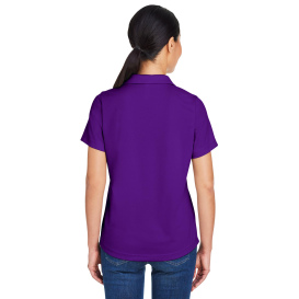 Core 365 CE104W Ladies Market Snag Protect Mesh Polo - Campus Purple