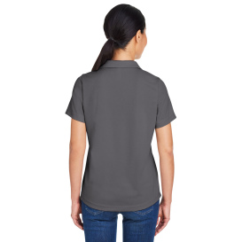 Core 365 CE104W Ladies Market Snag Protect Mesh Polo - Carbon