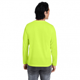 Core 365 CE111L Adult Fusion ChromaSoft Performance Long-Sleeve T-Shirt - Safety Yellow