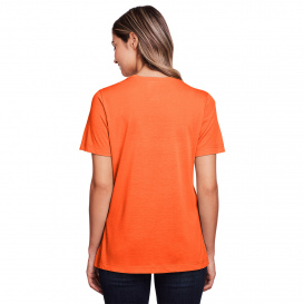Core 365 CE111W Ladies Fusion ChromaSoft Performance T-Shirt - Campus Orange
