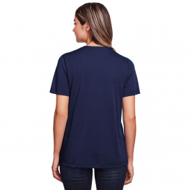 Core 365 CE111W Ladies Fusion ChromaSoft Performance T-Shirt - Classic Navy