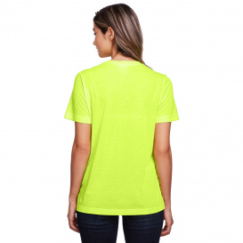 Core 365 CE111W Ladies Fusion ChromaSoft Performance T-Shirt - Safety Yellow