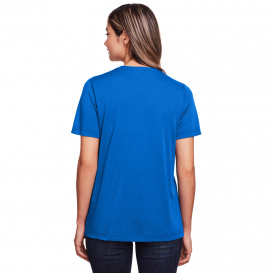 Core 365 CE111W Ladies Fusion ChromaSoft Performance T-Shirt - True Royal