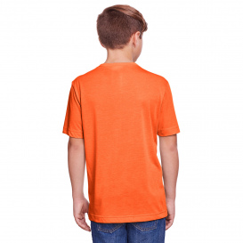 Core 365 CE111Y Youth Fusion ChromaSoft Performance T-Shirt - Campus Orange