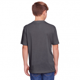 Core 365 CE111Y Youth Fusion ChromaSoft Performance T-Shirt - Carbon