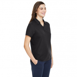Core 365 CE112W Ladies Fusion ChromaSoft Pique Polo - Black