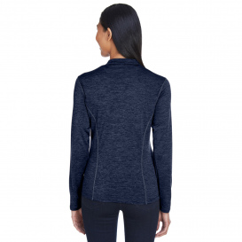 Core 365 CE401W Ladies Kinetic Performance Quarter-Zip - Classic Navy/Carbon