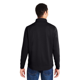 Core 365 CE404 Market Snag Protect Mesh Colorblock Quarter-Zip - Black/Carbon