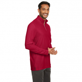 Core 365 CE405 Men\'s Fusion ChromaSoft Pique Quarter-Zip - Classic Red