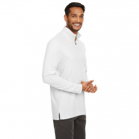 Core 365 CE405 Men\'s Fusion ChromaSoft Pique Quarter-Zip - White