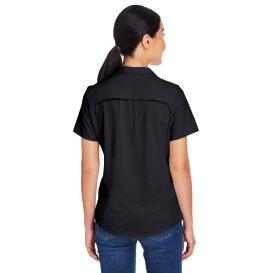 Core 365 CE510W Ladies Ultra UVP Marina Shirt - Black