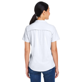 Core 365 CE510W Ladies Ultra UVP Marina Shirt - Platinum