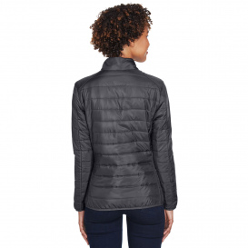 Core 365 CE700W Ladies Prevail Packable Puffer Jacket - Carbon