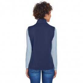 Core 365 CE701W Ladies Cruise Two-Layer Fleece Bonded Soft Shell Vest - Classic Navy
