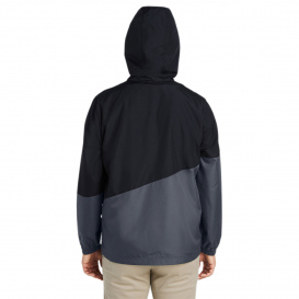 Core 365 CE710 Unisex Techno Lite Colorblock Windbreaker - Black/Carbon