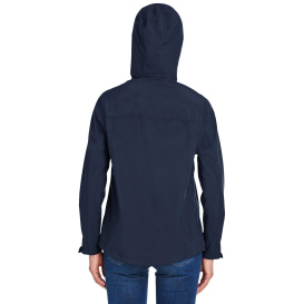 Core 365 CE712W Ladies Packable Rain Jacket - Classic Navy