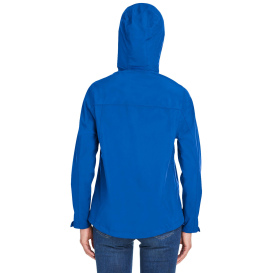 Core 365 CE712W Ladies Packable Rain Jacket - True Royal