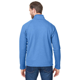Core 365 CE72 Venture Heathered Stripe Full-Zip - True Royal/White