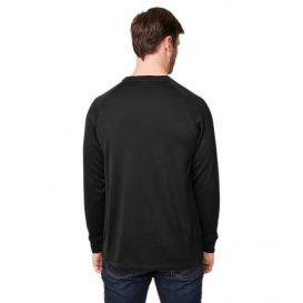 Core 365 CE800 Core 365 Unisex Fusion ChromaSoft Fleece Crew Pullover - Black