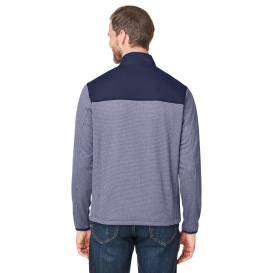 Core 365 CE74 Venture Heathered Stripe Hybrid Jacket - Classic Navy/White