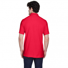 Devon & Jones D100 Men\'s Pima Pique Short Sleeve Polo - Red