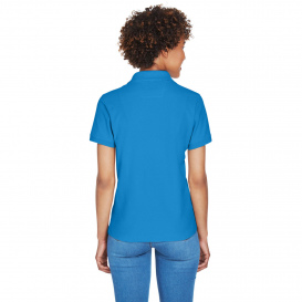 Devon & Jones D100W Ladies Pima Pique Y-Collar Polo - French Blue