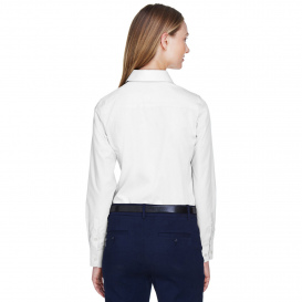 Devon & Jones D620W Ladies Crown Woven Collection Solid Broadcloth - White