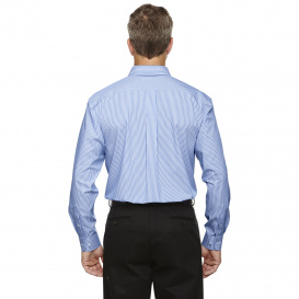 Devon & Jones D645 Men\'s Crown Woven Collection Banker Stripe - French Blue