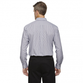 Devon & Jones D645 Men\'s Crown Woven Collection Banker Stripe - Navy