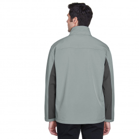 Devon & Jones D997 Men\'s Soft Shell Colorblock Jacket - Charcoal/Dark Charcoal