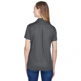 Devon & Jones DG20W CrownLux Performance Ladies Plaited Polo - Graphite