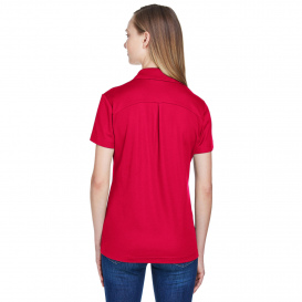 Devon & Jones DG20W CrownLux Performance Ladies Plaited Polo - Red