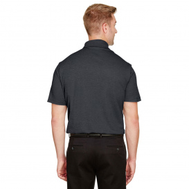 Devon & Jones DG22 CrownLux Performance Address Melange Polo - Black Heather