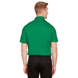 Devon & Jones DG22 CrownLux Performance Address Melange Polo - Kelly Green Heather