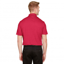 Devon & Jones DG22 CrownLux Performance Address Melange Polo - Red Heather