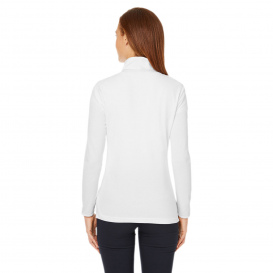 Devon & Jones DG400W New Classics Ladies Performance Quarter-Zip -White
