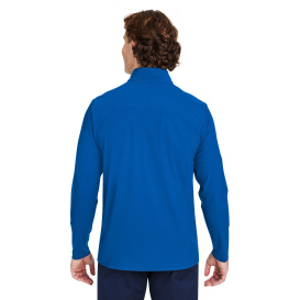 Devon & Jones DG410 CrownLux Windsor Welded Quarter-Zip - French Blue