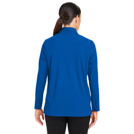 Devon & Jones DG410W Ladies CrownLux Performance Windsor Welded Quarter-Zip - French Blue