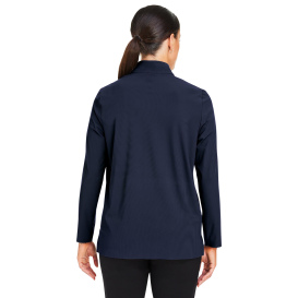 Devon & Jones DG410W Ladies CrownLux Performance Windsor Welded Quarter-Zip - Navy
