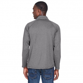 Devon & Jones DG420 Men's Stretch Tech-Shell Compass Full Zip - Dark Grey Heather
