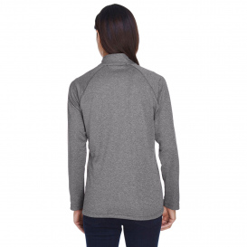 Devon & Jones DG420W Ladies Stretch Tech-Shell Compass Full Zip - Dark Grey Heather