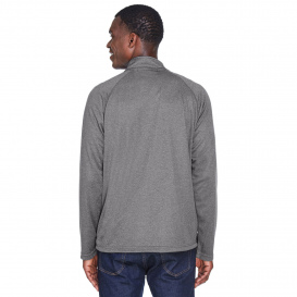 Devon & Jones DG440 Men\'s Stretch Tech-Shell Compass 1/4-Zip - Dark Grey Heather