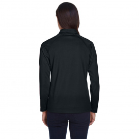 Devon & Jones DG440W Ladies Stretch Tech-Shell Compass Quarter-Zip - Black