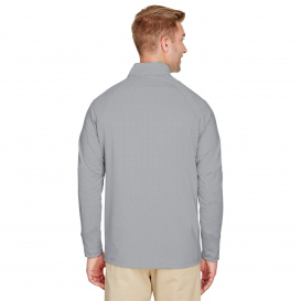 Devon & Jones DG480 CrownLux Performance Clubhouse Micro-Stripe Quarter-Zip - Black