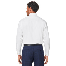 Devon & Jones DG505 CrownLux Performance Spencer Poplin Shirt - White