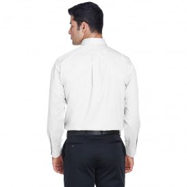 Devon & Jones DG530T Tall Crown Woven Collection Solid Stretch Twill - White