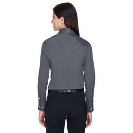 Devon & Jones DG530W Ladies Crown Woven Collection Solid Stretch Twill - Graphite