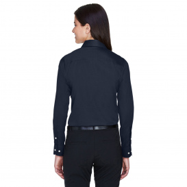 Devon & Jones DG530W Ladies Crown Woven Collection Solid Stretch Twill - Navy